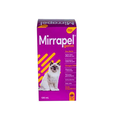Mirrapel Suplemento Nutricional para Gatos,  Oleoso 120ml